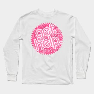 get help <3 Long Sleeve T-Shirt